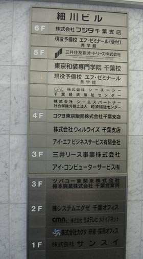 看板設置と工事費用 貸事務所 貸オフィス 千葉市中央区 賃貸情報 テナント募集 貸店舗 千葉駅北口の細川ビル